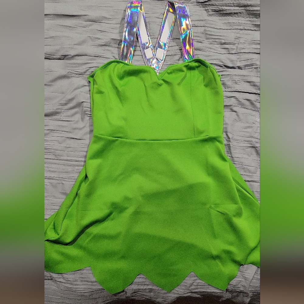 Tinker Bell Large 12-14 Spirit Halloween Costume Disney NWT - Picture 5 of 10
